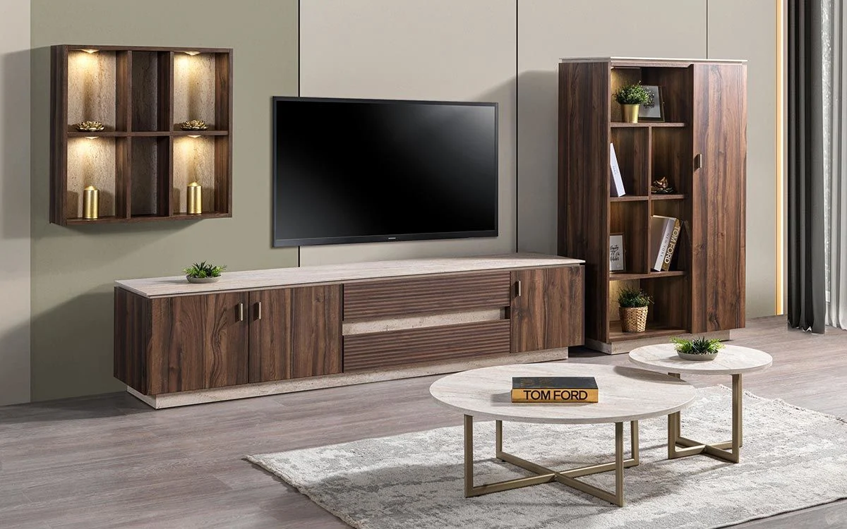 Premium Ceviz TV Ünitesi