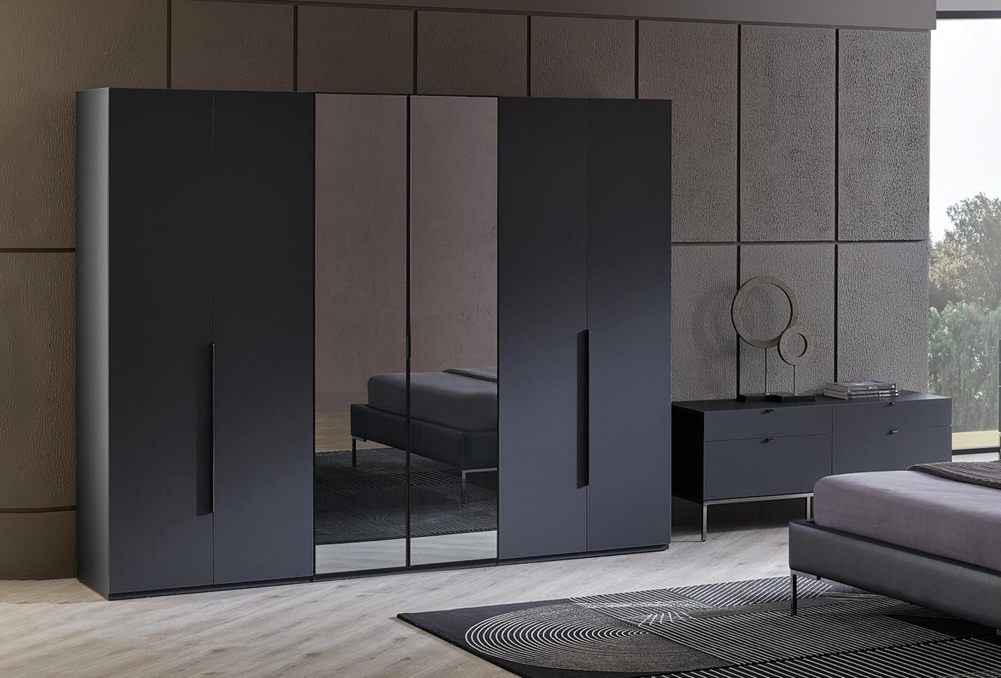 Black Modern Siyah Yatak Odası Takımı